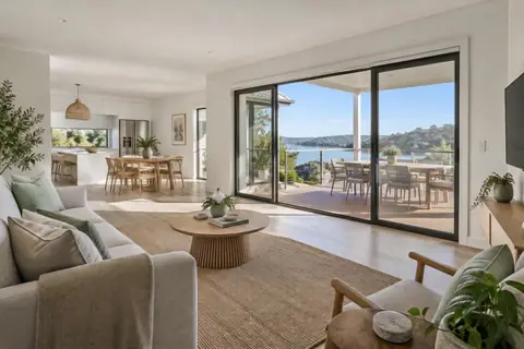 Coastal living area onto a deck, video frame at 0s